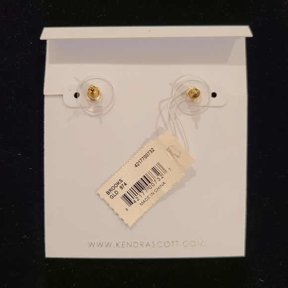Kendra Scott Brooks Gold Earrings - Picture 4 of 4